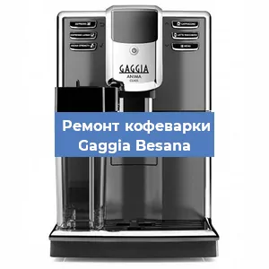 Чистка кофемашины Gaggia Besana от накипи в Новосибирске